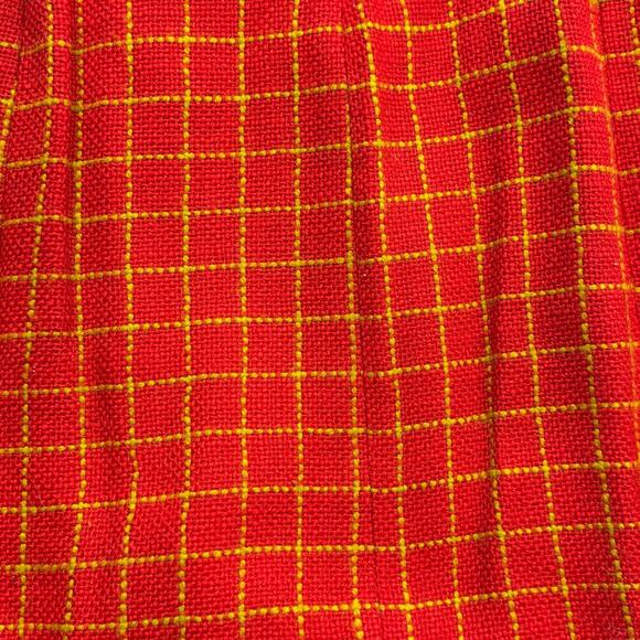 Vintage Handmade Women's 3 Piece Top and 2 Skirts Set Red Green Yellow Size S/M - Picture 12 of 12